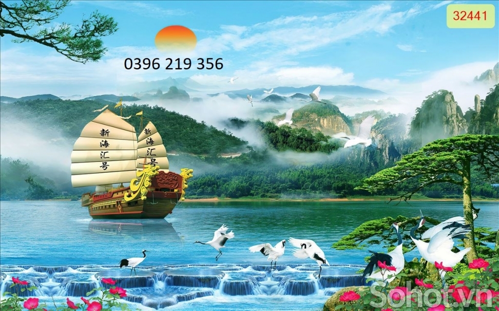 Gạch tranh - Tranh trang trí tường 3d
