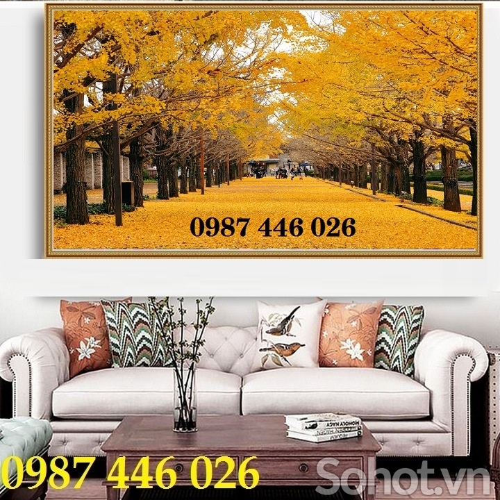 Tranh ốp tường vườn hoa HP8722