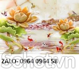 Tranh gạch ốp tường trang trí phòng khách 3d - 788CMM