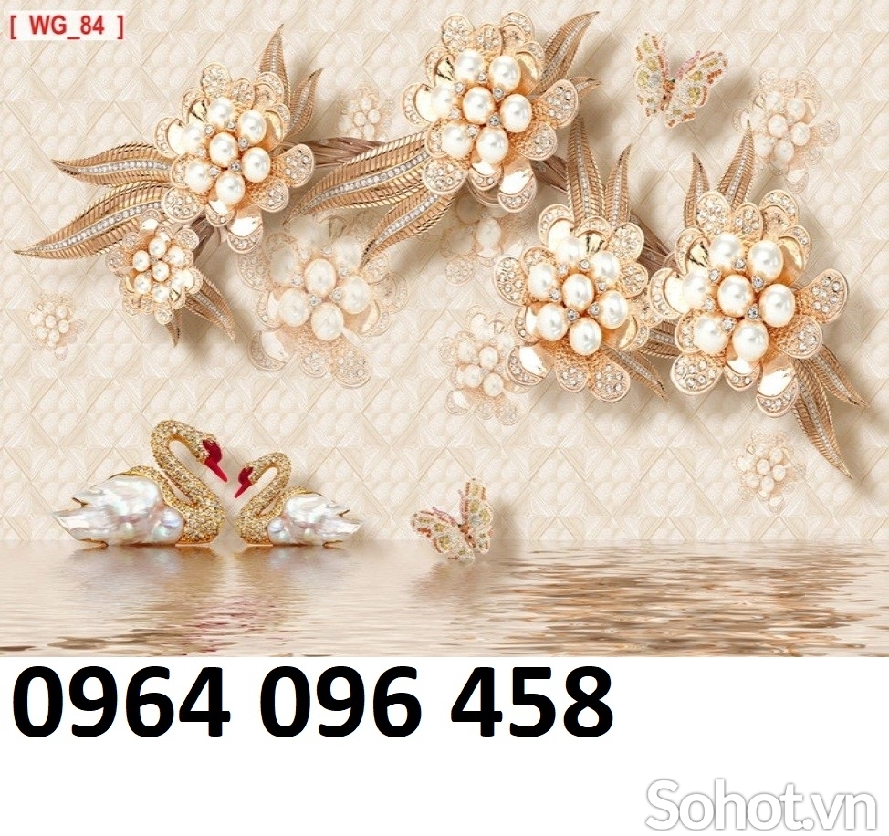 tranh gạch hoa ngọc 3d cao cấp - KD21