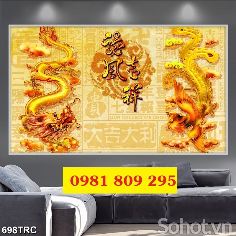 Gạch tranh rông 3d