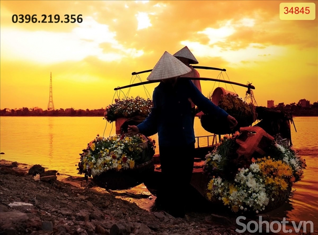 Tranh gạch phong cảnh Việt Nam đẹp 3d