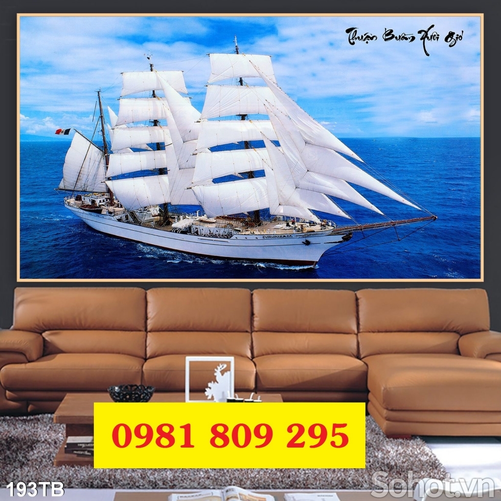 Gạch 3d thuyền buồm