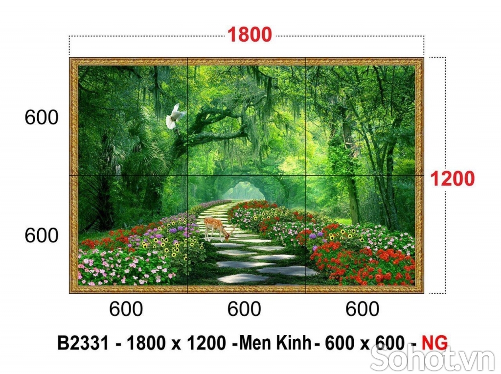 Gạch men dán phòng khách