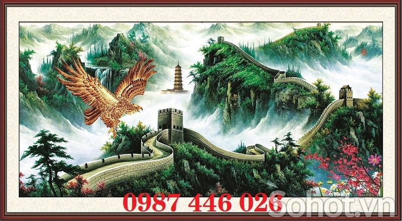 Tranh gạch men vạn lý trường thành H2733