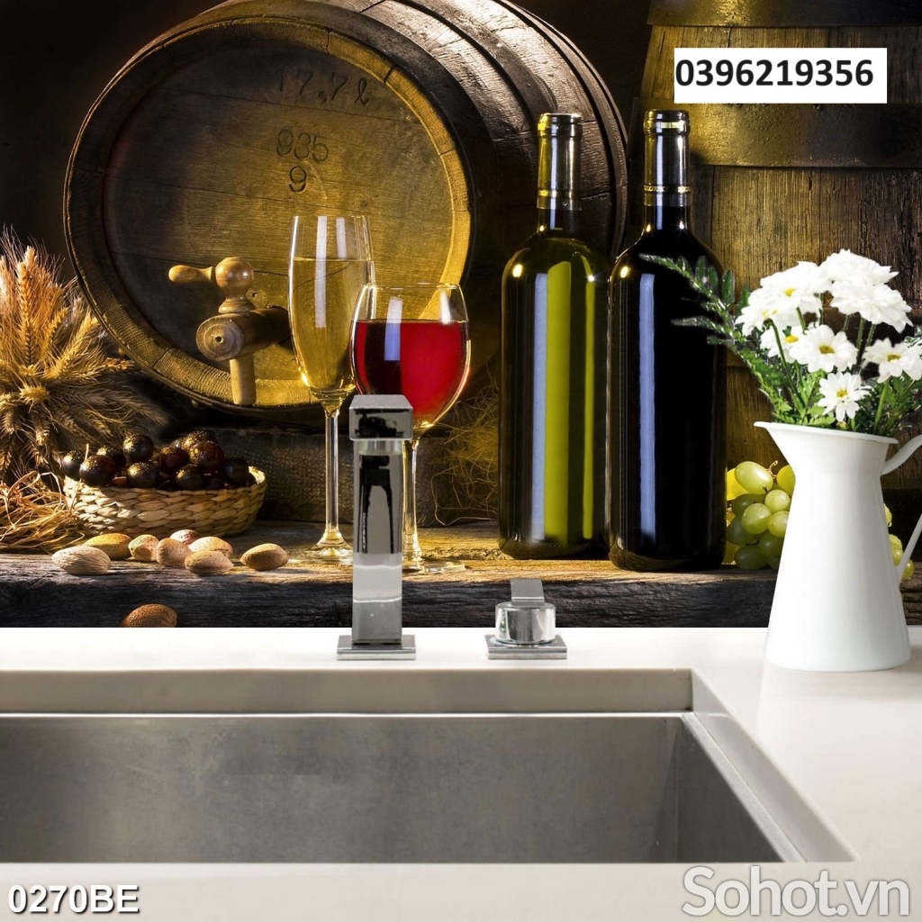 Gạch 3D trang trí bếp đẹp