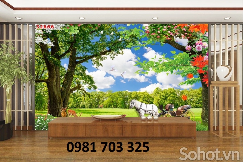 Tranh 3D- gạch tranh trang trí