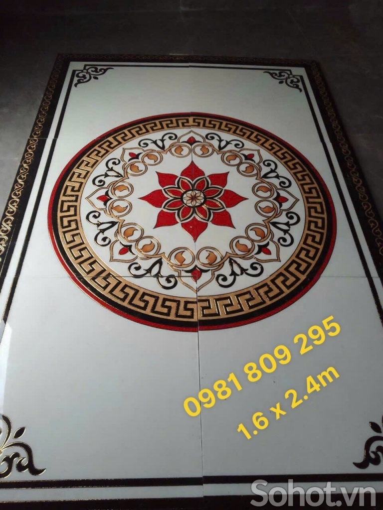 Thảm gạch cao cấp trang trí phòng khách JQ2211