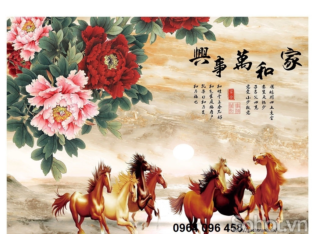 Tranh gạch mã đáo thành công - GVBBN87