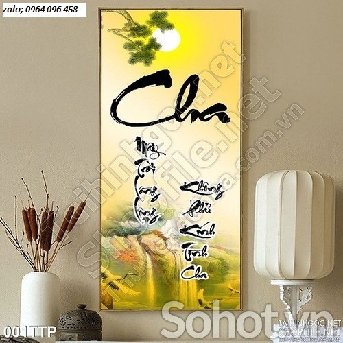 Tranh gạch 3d phòng thờ - CBVC433