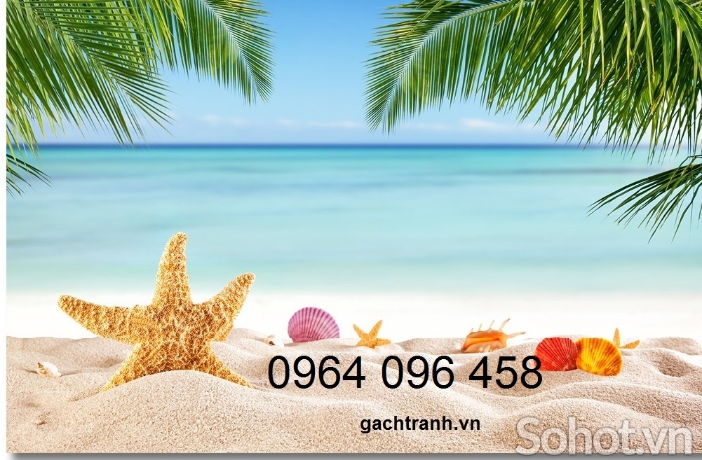 Tranh gạch 3d ốp tường phong cảnh biển - SCX43