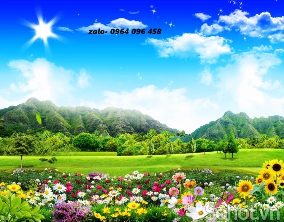 Tranh gạch 3d phong cảnh thiên nhiên - DCB65