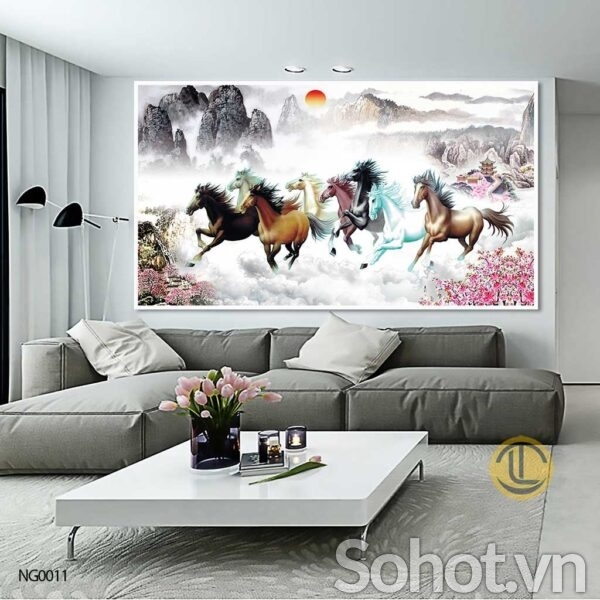 Gạch tranh mã đáo thành công