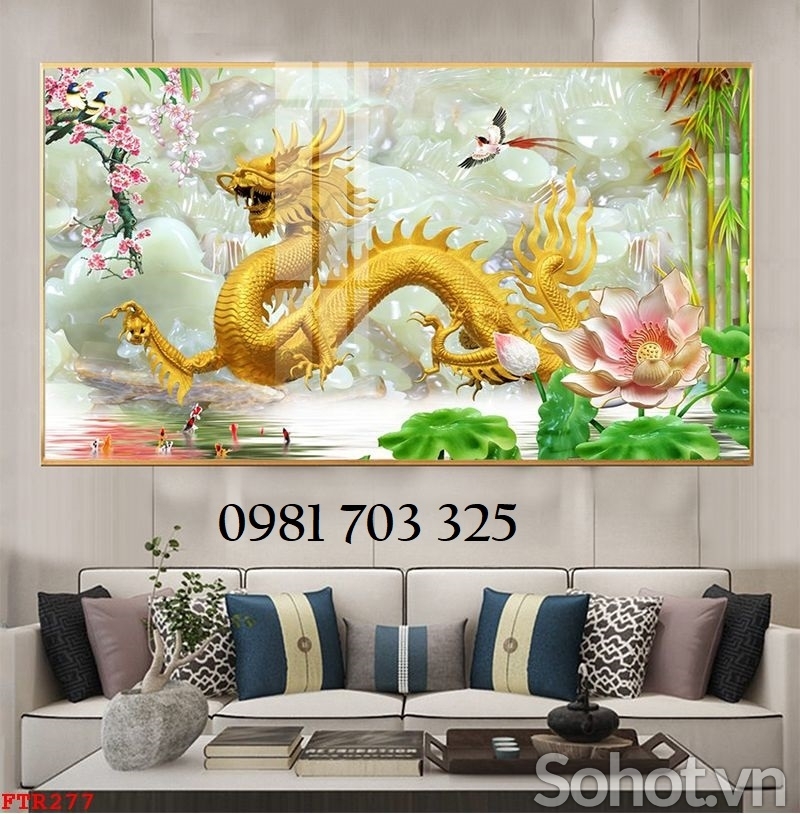 Tranh rồng, gạch tranh phong thủy