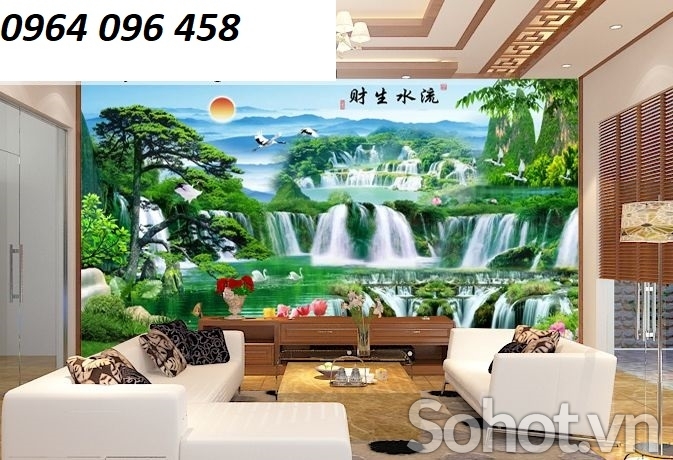 Tranh 3d - tranh gạch 3d phòng khách - 843SM