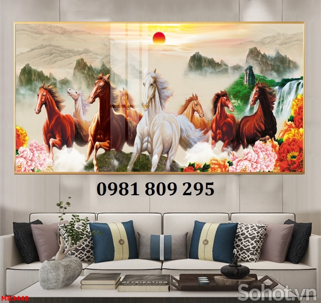 Gạch tranh mã đáo thành công HP376