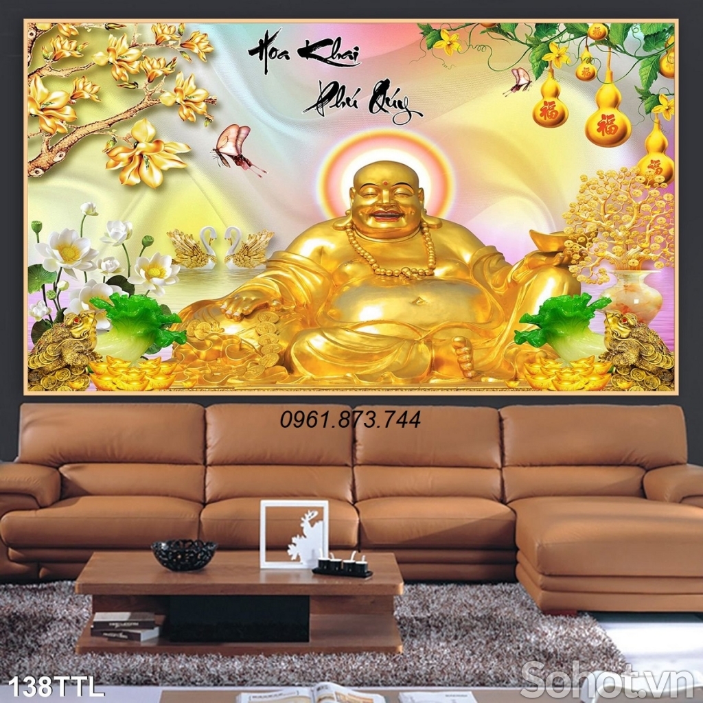Tranh 3D thần tài