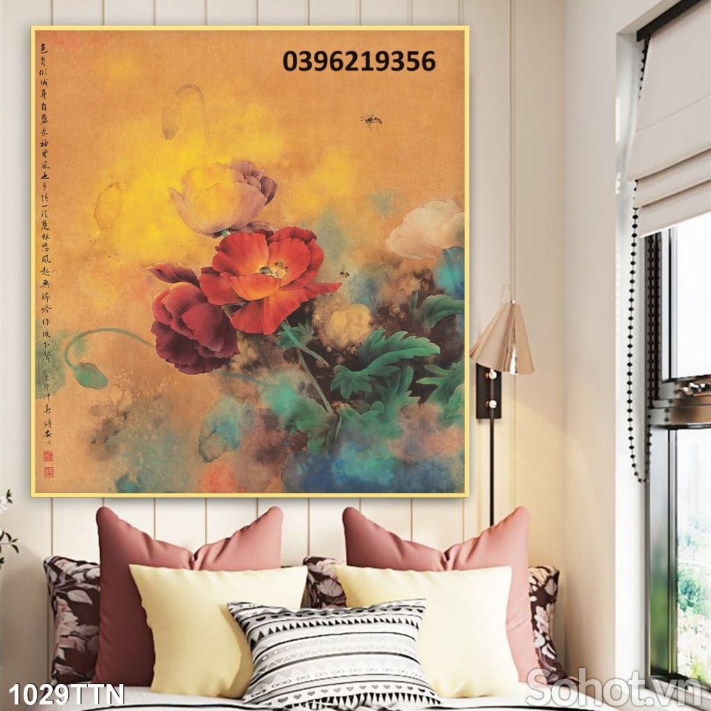 Tranh gạch phong thủy đẹp 3d