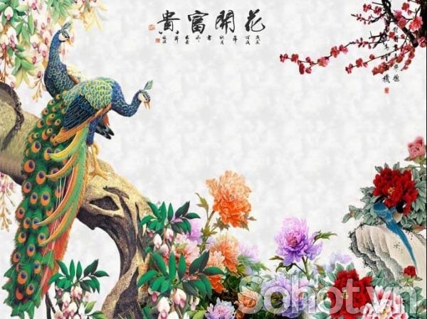tranh 3d phượng hoàng