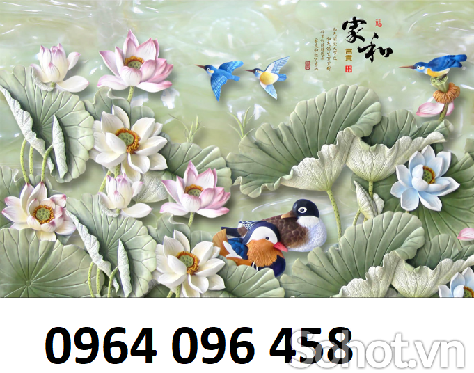 Gạch tranh trang trí giả ngọc 3d - OUY6