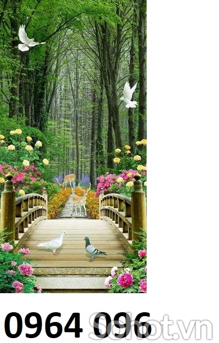 tranh gạch 3d phong thủy mệnh hỏa - KF33