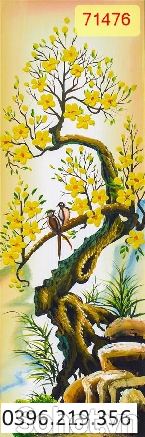 Tranh tứ quý treo tường
