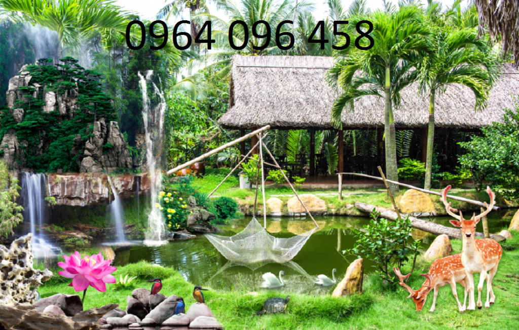 Tranh phong cảnh - gạch tranh 3d phong cảnh - DCV33