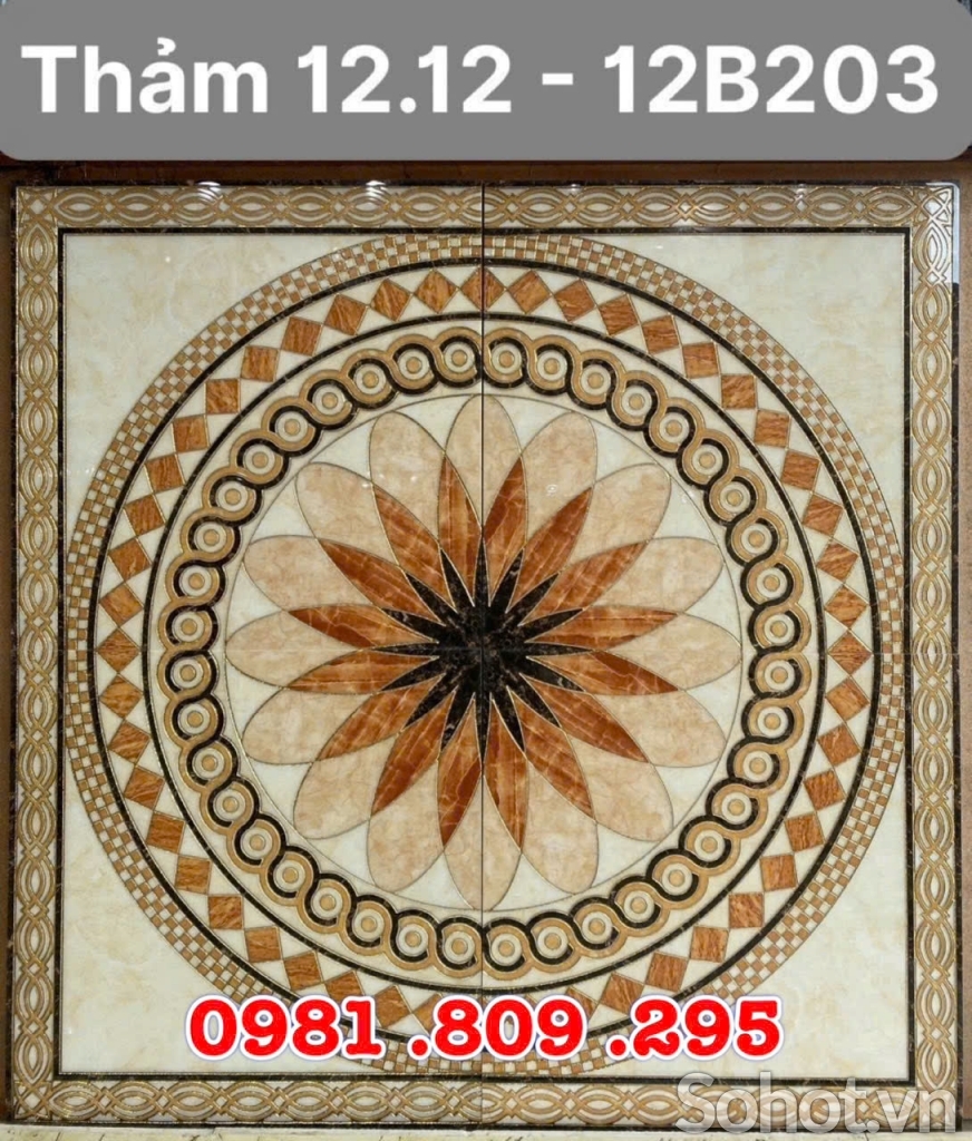 Gạch thảm trang trí , thảm gạch 1m6x1m6