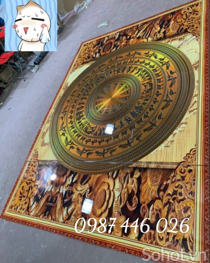 Ảnh thực tế tranh gạch 3d 1