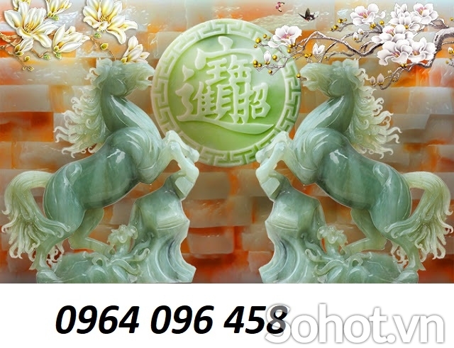 Tranh gạch 3d phong thủy mã đáo thành công - SFC6
