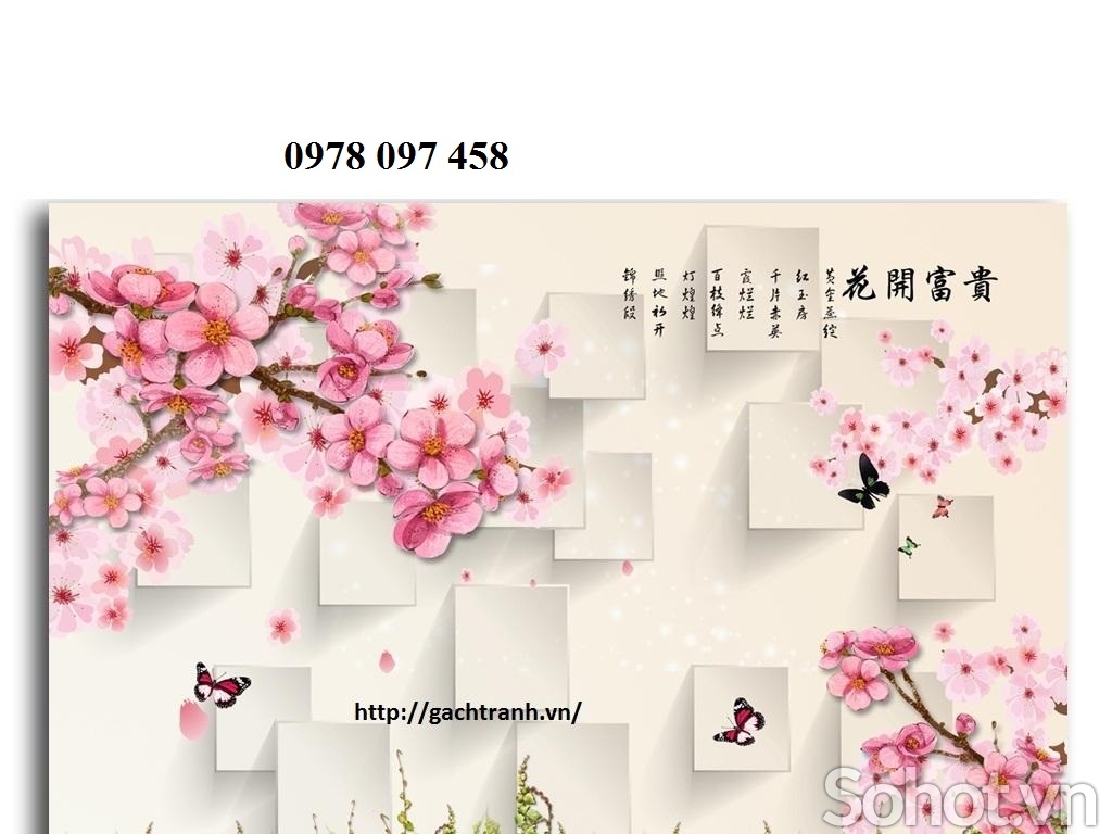Tranh gạch 3D - tranh sứ ngọc