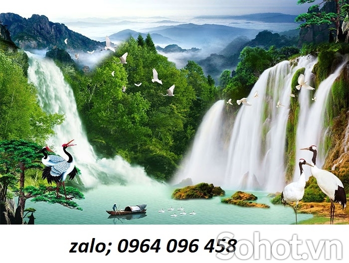 Tranh gạch 3d ốp tường phong cảnh - MXVC67