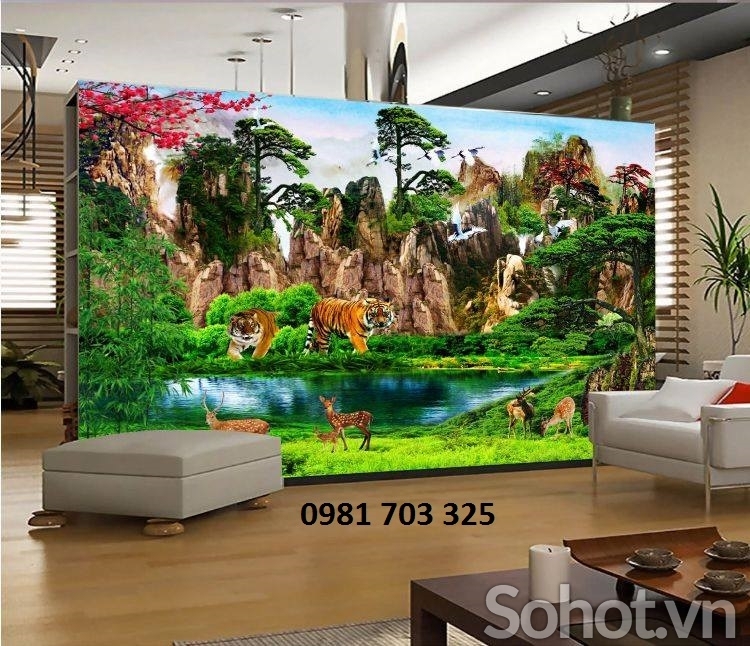 Tranh gạch 3D phong cảnh