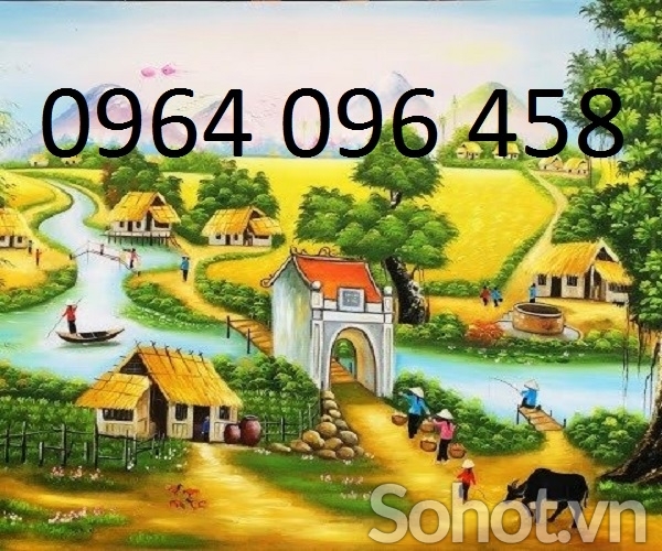 Tranh gạch phong cảnh đồng quê - DGBBB98