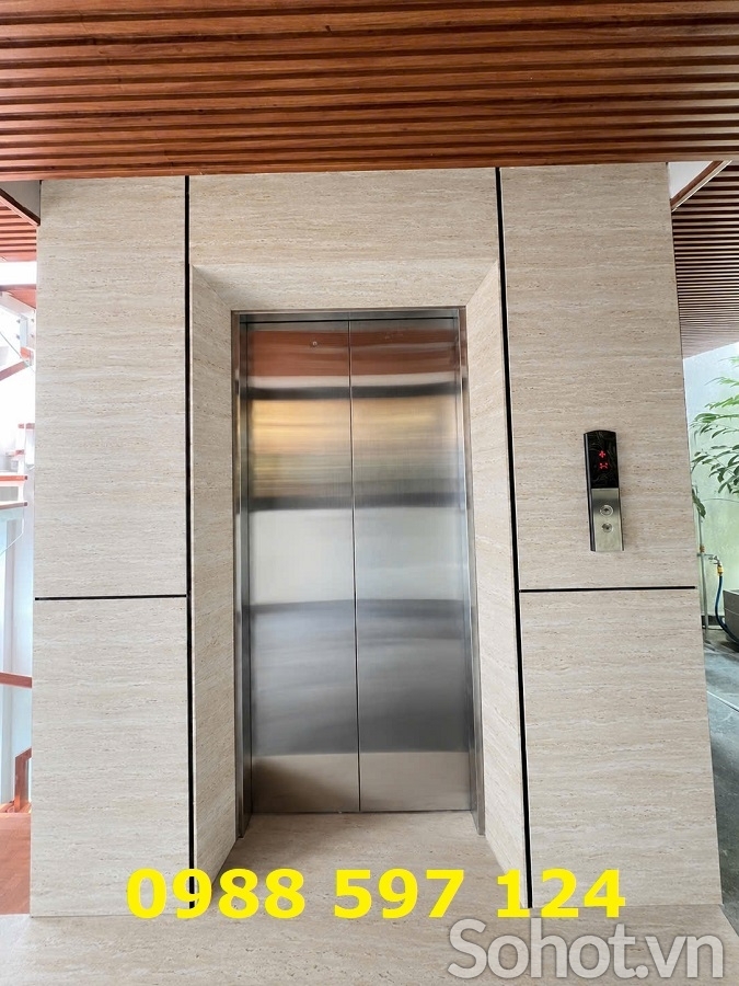 Ốp tường than tre ốp mặt thang máy vân đá dẻo