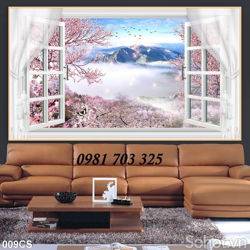 tranh gạch 3D đẹp trang trí phòng