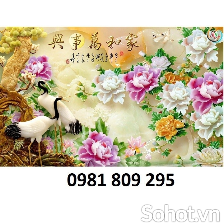 Gạch 3D - tranh gạch phong thủy