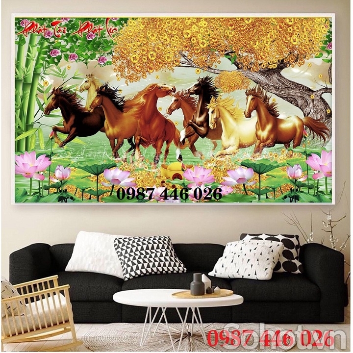 Gạch tranh mã đáo thành công HP772