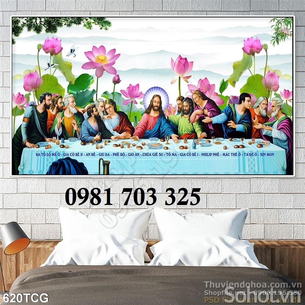 Tranh gạch men 3D công giáo
