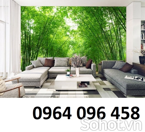 Tranh gạch phong cảnh tre trúc 3d - 864CVB