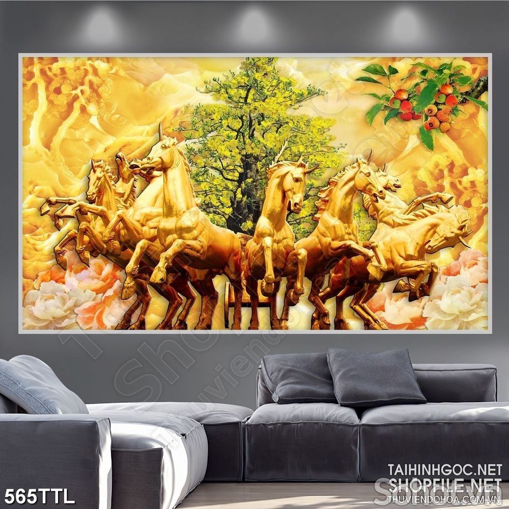 Tranh 3D- Tranh mã đáo thành công