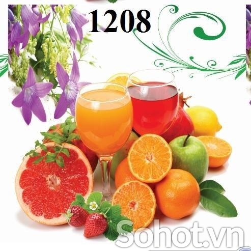 Tranh gạch phòng bếp