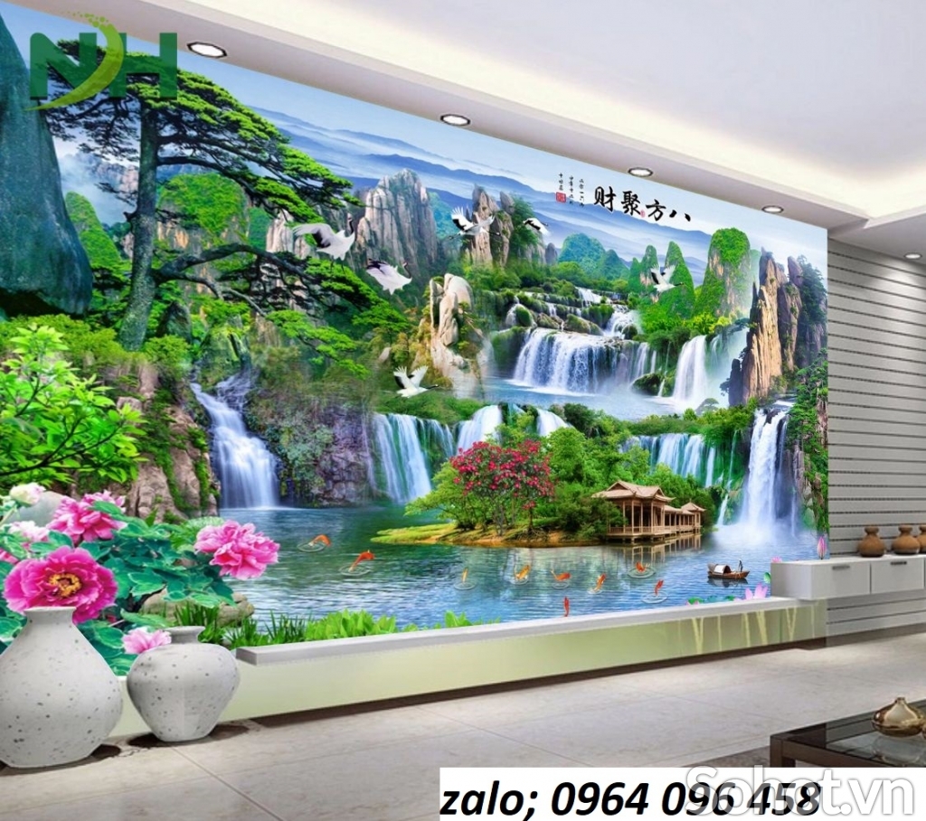 Tranh gạch 3d ốp tường ngoài trời - DCCV5