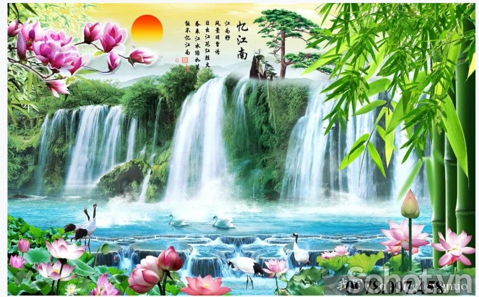Tranh gạch phong cảnh - tranh gạch