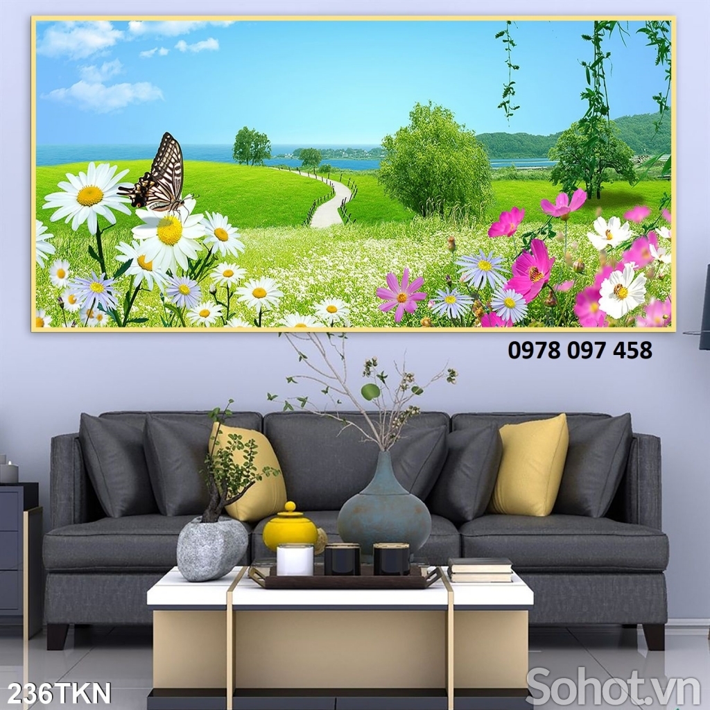 Tranh dán phòng khách