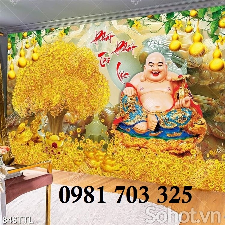Gạch tranh đẹp 3d tài lộc