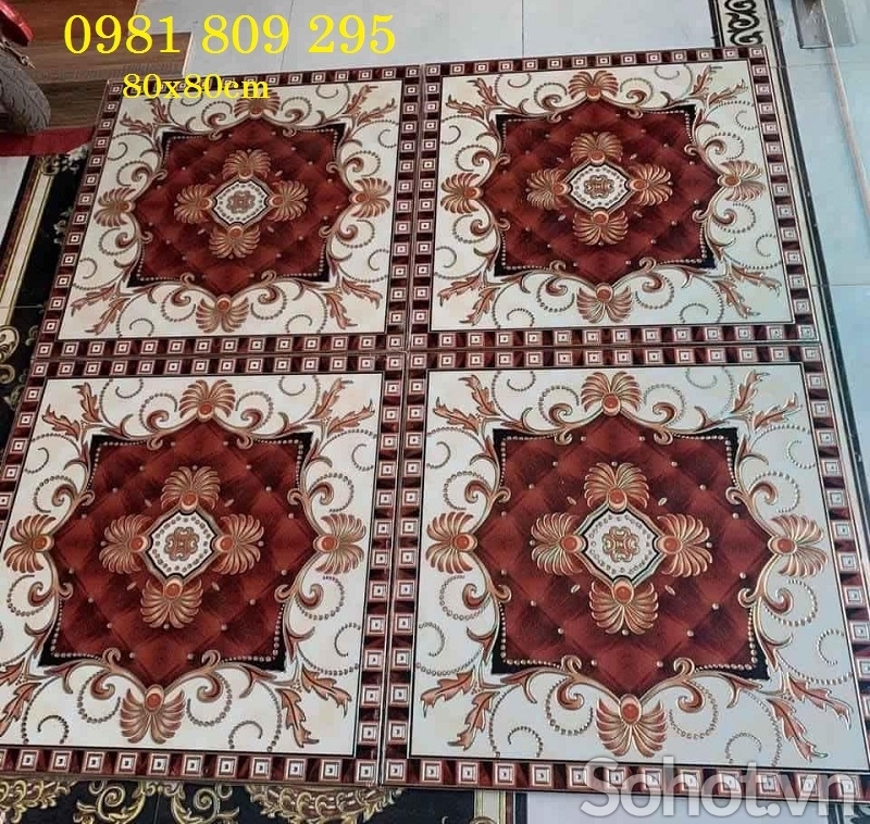 Gạch thảm - thảm hoa trang trí cầu thang
