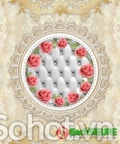 Gạch lát sàn 3d phòng khách - XBVN09