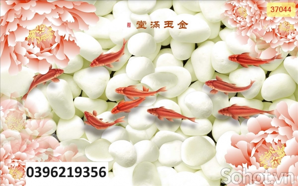 Tranh gạch giả ngọc đẹp 3d