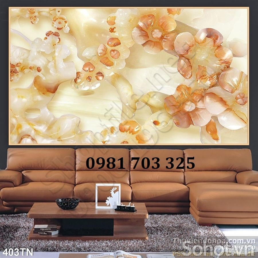 Gạch tranh 3D sứ ngọc đẹp